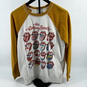 American Eagle Rolling‎ Stones Graphic Sweatshirt Band Crew Neck Pullover Small